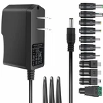 Universal 2A Ac Adapter Power Supply With 11 Plug Tips To DC5V 1.5A 1A. Fixed Price $13.80.