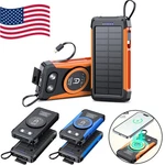 9000000MAH Solar Power Bank Wireless Portable Charger Fast Charging Battery Pack. Fixed Price $15.95.