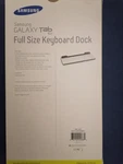 Brand New Samsung Galaxy 10.1 Full Size Keyboard Dock Pouch. Fixed Price $48.49.