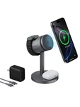 Amegat 3 1 Charging Station Compatible With Magsafe, Cooling Wireless Grey. Fixed Price $175.56.