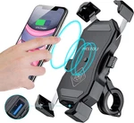 Motorcycle Wireless 15W Qi/usb Quick Charger 3.0 Phone Holder In Mount 22. Fixed Price $60.95.