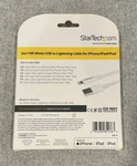 USBLT3MW Startech 10FT Long White Apple 8PIN Lightning Connector Cable. Fixed Price $19.99.