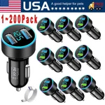 Dual Ports Usb Car Cigarette Charger Lighter Digital Led Voltmeter 12V/24V Lot. Fixed Price $298.76.