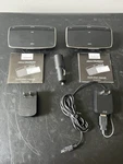 ( Two ) Jabra Cruiser 1-WAY Car Speakers Hands-free Calls HFS002 & Accessories. Fixed Price $45.00.