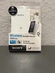 Sony CP-W5 Wireless Portable Charger 5000MAH Qi Tested Working Used White. Fixed Price $16.99.