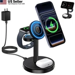 Aeinidi 2026 3 1 Wireless Charging Station Compatible With Magsafe Black. Fixed Price $45.66.