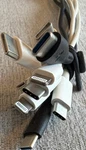 Usb-c & Lightning Lot Round Charging/data Cables 1-4 M Black/white. Fixed Price $15.00.