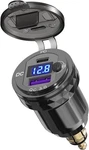 Qidoe Motorcycle Power Adapter Waterproof Hella Din Plug Usb Blue Led. Fixed Price $27.24.