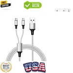 6FT Long Dual Splitter Charge Cable - Power Up To Two 2 De.... Fixed Price $16.79.