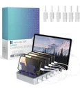 Hercules Tuff Multi-device Charging Station 6 Usb Fast Ports + 3 Cables. Fixed Price $19.99.