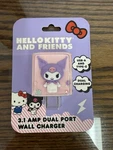 Sanrio Hello Kitty Kuromi Dual Port Wall Charger 3.1 Amp Usb & Brand New. Fixed Price $15.98.