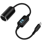 Wymect Usb Male To 12V Cigarette Lighter Socket Adapter 18W Power Black. Fixed Price $15.86.