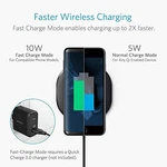 Anker 10W Wireless Charger, Qi-certified, Fast-charging Black. Fixed Price $37.97.