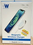 Just Wireless - 15W Magnetic Charger 5FT Cable White Sealed Box. Fixed Price $25.00.