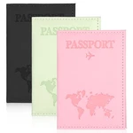 Bohuiz 3 Pack Passport Holder For 7.87 X 5.62 Inches, Dark Gray, Beige, Pink. Fixed Price $14.24.