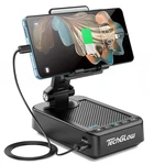 Techglow Foldable Cellphone Stand With Bluetooth Speaker Charging Function. Fixed Price $25.00.