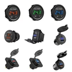 Car Atv Auto Dual Usb Charger Led Digital Voltage Amp Gauge Ammeter Voltmeter. Fixed Price $15.19.