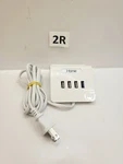 Ihome 4-PORT Usb Charging Station Hub IH-CT711B Fast Charge White. Fixed Price $20.00.