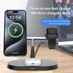 3IN1 Magnetic Wireless Charging Station For Apple Watch Ultra 2 Iphone 16 15 Pro. Fixed Price $15.89.