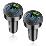 Car Charger 66W Super Fast Charging With Usb C&qc 3.0(VOLTMETER&LED Lights) U.... Fixed Price $33.59.