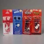 Orbit Unisex Snack Food Wired Earbuds Bundle Oreo Reese's Doritos Cup Noodles. Fixed Price $19.99.