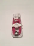 Mybat Leather Data Cable Mirco Usb V9 Port Pink With Holder. Fixed Price $9.99.