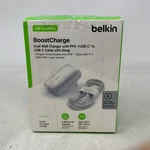 Belkin Boostcharge 37W Pps Dual Wall Charger + Usb-c Cable Silver. Fixed Price $18.69.