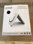 New Charging Station Multiple Device 3-IN-1 Foldable Wireless Charger CW340. Fixed Price $25.00.