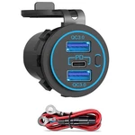 12V Charger, Pd 20W Usb-c Power Socket And 18W QC3.0 Waterproof Po.... Fixed Price $22.10.