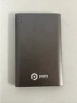 Pom POWER2GO-5 5000MAH DC5V/2.1A Input/output Portable Charger P2G-5025 Gray. Fixed Price $7.00.