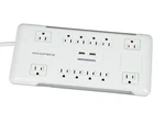 Monoprice 12 Outlet Power Surge Protector W/ Built-in Usb Charger Ports. Fixed Price $48.99.
