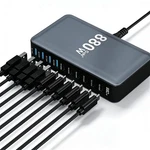 Usb Charger 880W Block,upgraded Gan Iv 10-PORT Charging Stati.... Fixed Price $64.55.