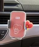 BT21 Baby Tata Car Wireless Charger Charging Cradle Cell Air Vent Phone Holder. Fixed Price $72.99.
