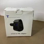 Latough Black CCS1 Tsl Adapter Compatible With Tesla And Charger. Fixed Price $50.00.
