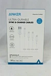 Anker Powerline Ii Usb-a To Ultra Durable Charging Cable 4-PACK Apple.. Fixed Price $42.99.