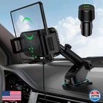 Jdhdl Wireless Car Charger Mount 15W Dual Coil Rotatable Phone Holder. Fixed Price $69.90.