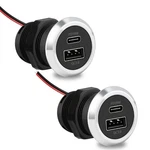 Rv Usb Outlet 12V Wall Mount, Dual Quick Charge 3.0 Port & Pd C.... Fixed Price $13.56.