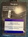 Targus - Universal Charger Up To 100W Black. Fixed Price $9.95.