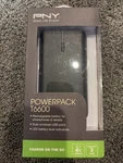 Pny Powerpack T6600 6600MAH 2.4 Amp Portable Rechargeable Battery Bank. Fixed Price $12.97.