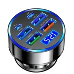 Alanph Usb Car Charger Adapter With Voltmeter Compatible Iphone 16 Black. Fixed Price $16.19.