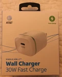 New Oem At&t Single Usb-c Port 30W Power Delivery Fast Wall Charger Block White. Fixed Price $17.99.