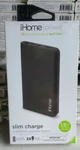 Ihome Slim Charge Portable Battery 3000 Mah Black IH-PP2010AG Lot Of. Fixed Price $15.00.