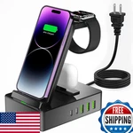 Tacelary 8 Wireless Charging Station 100W Usb 2 Ports Aluminum Alloy. Fixed Price $80.13.