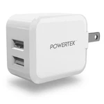 Liquipel Powertek Dual Usb-a Wall Charger, Beveled Edges, Foldable, White. Fixed Price $24.11.