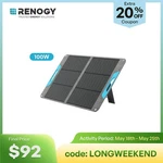 Renogy E.flex-core 100W Portable Solar Panel Waterproof Camping Charger. Fixed Price $114.99.