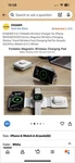 Waitiee Wireless Charger 3 15W Fast Charging Station For Apple Iwatch SE/6. Fixed Price $15.99.