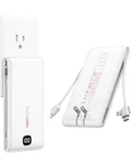 Veektomx 10000MAH Power Bank With Ac Plug, Fast Charging Usb-c Portable Charger. Fixed Price $38.99.