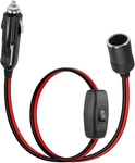 Riieyoca 12V 24V Cigarette Lighter Male Plug To Socket Power CABLE,16 Awg Heavy. Fixed Price $16.49.
