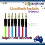 3.5MM Flat Noodle Aux Male To Audio Cable Cord - Iphone Ipod MP3 Samsung Car. Fixed Price $5.69.