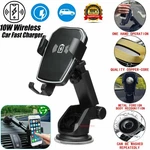 Wireless Fast Charging Car Charger Mount Holder Stand 2 1 For Cell Phone. Fixed Price $13.59.